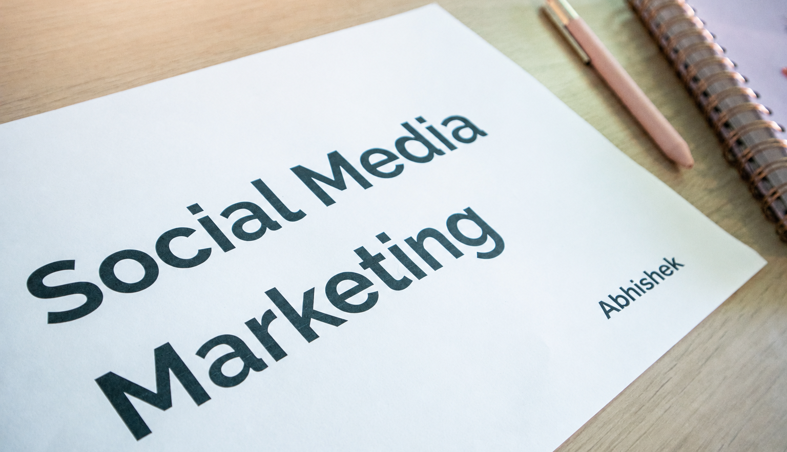 Social Media Marketing